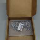 5mm Shelf Support Pegs, Shelf Pegs with Hole, Cabinet Shelf Bracket Pegs, L-Shaped Nickel Plated Shelf Pins Holders for Bookcase Kitchen Closet Shelf Shelves Furniture Cabinet (50, Silver)