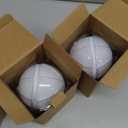 Frosted Edison Bulbs 60 Watt LED Equivalent, No Dimmable 6 Watt Light Bulbs, 2700k Soft White, E26 Standard Base LED Globe Bulb G30/G95 Vintage Bulbs, 2 Pack