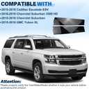 926-247 926-248 Rearward Rear Door Molding Compatible with Chevy Suburban 3500HD 2016-2018, Cadillac Escalade ESV 2015-2018, GMC Yukon XL 2015-2018 22837467 22837468