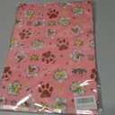 2 x RiukRaiu Christmas Cat Wrapping Paper for Kids - Pink Xmas Gift Wrap Red Green Plaid Paw Prints Gingerbread Santa Hats for Holiday Presents & Party Gifts - 4 Jumbo Sheets, 40 X 28 Inches Each