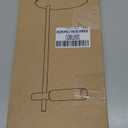 QzheMuw Oak Headphone Stand, Wood Headset Stand for Desk, Universal Holder for Airpods max, Bose, Beats, Gaming, Apple Vision Pro, VR Display Stand (Silver)