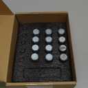 6 Pack 1/2"-20 Wheel Studs, 2.06" Overall Length, 0.57" Spline, 0.75" Head, 10.9 Grade Steel Tire Stud, 1/2 x 20 Serrated High Strength Precision Thread Wheel Lug Bolts Replacement Kit (Chrome Silver)