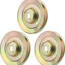 M163464 Deck Spindle Pulley 3 pcs, Compatible with John Deere Z425 Z435 Z445 EZtrak Zero Turn Mowers, Rotary 13542 M154394 Blade Drive Pulley Round 4.9" OD
