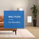 1-Gang Modern Edge Decorative Wall Plate Cover Switch Outlet Single Toggle Electrical Faceplate for Light Switches, Smart Switch, GFC, ReceptacleI, Dimmers, USB Outlet (10 Pack, Single Toggle)