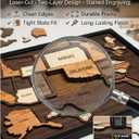 Wooden USA Travel Map Puzzle United States Journey Tracker Maps Pin Board for Us Traveling