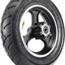 Relibupdater 10inch Scooter Tire, 10x2.50 Inflatable Wheel Pneumatic Tire Compatible with Nanrobot D6/GOTRAX GMAX electric scooter