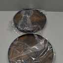 Giikin 2 Tier Lazy Susan Organizer, Two Tier Lazy Susan Turntable for Kitchen Countertop Spice Rack Organizer (Rustic Brown, 9.8" x 9.8" x 8.8")