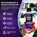 Quick Coat Spray Water-Activated Quick Detailer & Water Spot Remover for Cars, Glass, Paint & Shower Doors. Instant Shine, Deep Gloss, Easy Drying Safe on Ceramic Coated Vehicles (EXP 01/01/27)