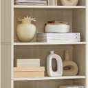 VASAGLE Custos Collection - Bookshelf, 6-Tier Bookcase, Book Shelf, Open Storage Shelf, 9.4 x 23.6 x 63.3 Inches, for Living Room, Home Office, Dinning Room, Natural Beige
