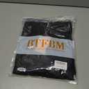 BTFBM Casual Fall Tops for Women 2025 Long Sleeves Solid Shirts Crew Neck Loose Fit Work T Shirt (Black, M)