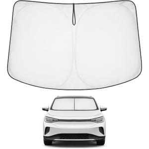 Proadsy Windshield Sun Shade for Volkswagen VW ID.4 2021-2025 2026 4-Layer Foldable Front Sunshade Protector Sun Visor Blocks UV Rays Keep Car Cooler Accessories