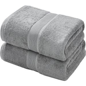 Brand Avitera SE Towels, Pack of 7, Grey, Mixed sizes, Large and Small