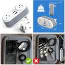 European Travel Plug Adapter for Europe & UK, PD 20W Fast Charger with 2 Outlets 3 USB Charging Ports, CHUAFIUR US to Europe Plug Adapter to UK EU Ireland Italy Israel Spain France Travel Essentials