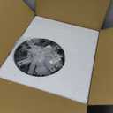 ZMISHIBO Ceiling Fans with Lights and Remote, 19.7'' Low Profile Ceiling Fan, 3000-6000K Dimmable Modern Flush Mount LED Fan Light, 6 Wind Speeds, Black Fandelier Ceiling Fans for Bedroom