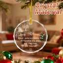 Retirement Gift, Retirement Gifts for Men Women, Thank You Gifts, Appreciation Gift for Women Men, Crystal Keepsake, Christmas Ornament (Happy Retirement-b)