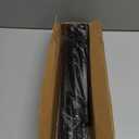 2PCS Black Tension Rods for Windows 28 to 48 Inch Adjustable Curtain Rod 7/8" Diameter Rust-Free Spring Tension Curtain Rod No Drilling Small Shower Rods for Bathroom Doorway Kitchen Closet