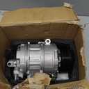 Car A/C Compressor Fit for Ford Explorer 11-19 3.5L, Police Interceptor Utility 13-15 3.7L Automotive Replacement AC Compressor 98332, DB5Z19703A, BB5Z19703B A/C Compressor for Car CO 9777C