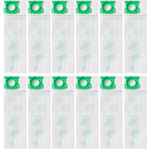 CF Clean Fairy 12Pack Micro Synthetic Cloth Bags Compatible With Sebo C G & X series & Windsor Sensor S12 S15 XP12 XP15 XP18 SR12 SR15 SR18 Versamatic Plus Replacement for 5093AM Vacuum Filter Bags