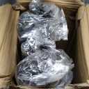 Room Dividers Folding Privacy Screens 4 Panel Partition Screen Steel Frame& Frabic Office Partition for Home Office Dorm Decor Black