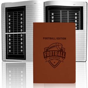 chiazllta The Football Notebook for Coaches & Players 7 x 10 Inch Football Training Notepad Coaching Board Coaching Notebook for Tactics Tactical Practice Planner Coaches&Players Gift