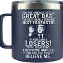Gifts for dad from Daughter, Son, Kids - Dad Gifts for Fathers Day, Christmas - Father gifts from Kids - Dads Birthday Gift - 14oz Stainless Steel Dad Coffee Mug  Insulated