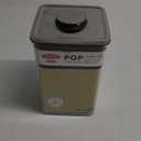 OXO Steel POP Container Big Medium Square - 4.4 Qt for Flour, Sugar and More,Grey