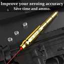 2 x Bore Sighting Laser .22LR/.223/.177/.38SPL/9mm Caliber Red Dot, End Barrel Laser Boresighter with 2 Set of Batteries Bore Sighter Fit for Pistol, Rifle & Air Guns (.22LR)