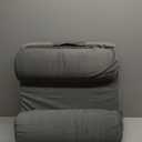 Bedluxe Adjustable 4pcs Bed Wedge Pillow Set, Memory Foam Wedge Pillows Post Surgery for Back, Neck, Leg Pain Relief, Pillow Wedge for Sleeping, Sitting up in Bed, Acid Reflux and GERD, Velvet (Adjustable 9&12 Inch + 2 Head Pillow)