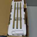 UME 3 Pack Cordless Table Lamp, Battery Operated Lamp - Portable Waterproof Rechargeable Table Lamp w/ 3 Color Temps & Stepless Dimming for Dinner, Desk, Cafe, Outdoor (Brushed Gold)