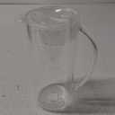 TarHong Tall Round Base Pitcher with Lid - Clear, 91 oz