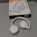 JBL Tune 520BT - Wireless On-Ear Headphones, Up to 57H Battery Life and Speed Charge, Lightweight, Comfortable and Foldable Design, Hands-Free Calls with Voice Aware (White)
