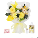Flowers for Delivery Prime Preserved Flowers Bouquet That Last 3-5 Years Real Forever Roses Bouquet for Mom Mother Women Wife Anniversary Birthday Valentines Day Gifts for Her(Yellow)