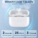 Replacement Charging Case for AirPods Pro 2nd & 1st Generation with Type-C Charging Port, Compatible with AirPod Pro 2nd Charging Case, with Blue-Tooth Sync Button, No Earbuds (C-Port)