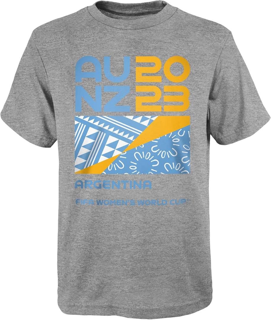 Outerstuff FIFA 2023 Women's World Cup Graphic Tee (Medium, Multicolor)