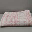 5x7 Machine Washable Area Rug for Living Room, Pink Vintage Moroccan Rug Large Non-Slip Low Pile Soft Faux Wool Carpet, Kids and Pets Friendly for Bedroom Dining Room Farmhouse Home Decor Rug