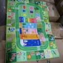 Alphabet Rugs for Kids Playroom - ABC Rug for Classroom with ABC Alphabet,Animals Colors,ABC Carpet for Children Playroom Cartoon Kids Play Mat for Bedroom Decor,Green,2.5x4 Feet