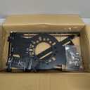 Wheel Fitment Tool, Offset Measuring Mockup Tool, 5 Lug Wheel Simulator for Fits 14-22" Rims, 8-14" Tire Widths, 2.5-11.5" Sidewalls, 3-12" Clearance