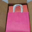 RACETOP 32 Pack Small Paper Gift Bags with Handles, 5.8"3.2"8.25" Kraft Paper Party Favor Bags Bulk for Kids Birthday, Baby Shower, Crafts, Wedding, Party Supplies (8 Colors) 