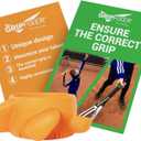Tennis | Ensures the Correct Grip | The Ultimate Training Equipment & Teaching aid | Danish Innovation (Medium (Pack of 1))