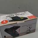 Feeke Rat Trap, Large Mouse Traps, Mouse Traps Indoor for Home, Instant Kill Traps for Mouse Rat Chipmunk, Quick Set Up and Reusable - 6 Pack, Black
