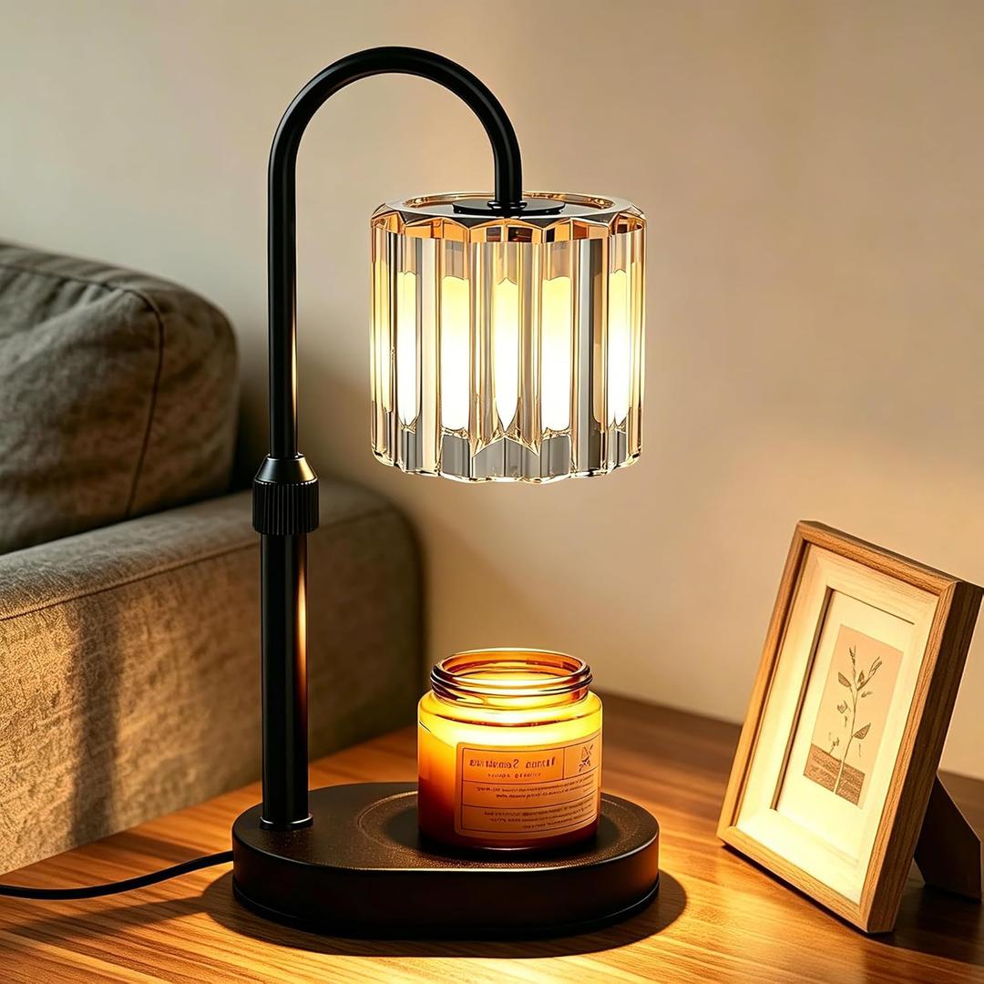 Lukasa Candle Warmer Lamp with Timer and Dimmer, Adjustable Height Candle Warmer for Candle, Birthday Gifts for Women Men, for Mom, Christmas Decor Home Room Decor