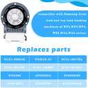 New Washer Drain Pump DC31-00054D DC31-00187A PX3516-01 for Samsung Washing Machine Models in the WA4, WA5, WF2, WF3, WF4, and WF5 series by TOMOON