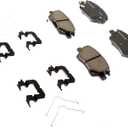 ACDelco Gold 17D1844CHF1 Ceramic Front Disc Brake Pad Kit