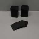 Bed Risers Furniture Risers Heavy-Duty Rectangular Adjustable Block Lift to 3 inches and 4.3 inches Desk, Sofa, Chair Legs, Refrigerator, Washing Machine Support up to 4000 pounds (Square-black-4 Pack)