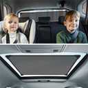 Car Window Shade，1Pack Car Window Shade for Baby,Rear Window Sun Shades Protect Child, Pets from Sun Glare and UV Rayse (39.4"x19.7")