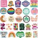 300PCS Inspirational Stickers for Water Bottles, Motivational Stickers for Adults, Teens, Teachers, Vinyl Waterproof Laptop Sticker for Hydroflasks Journaling Scrapbooking Vision Board Supplies
