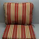 Tuscan Stripe Outdoor 2-piece Deep Seat Cushion Set