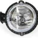 Front Bumper Fog Light Assembly Pair for 2007-2015 Mini Cooper R56/Mini Clubman 2006-2013 With Clear Lens Fog Lamp Assembly Driver & Passenger Side