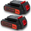 4.0Ah 20V Max Lithium Ion Battery Compatible with LBXR20 LBX20 LBX4020 Series - Extended Runtime for Cordless Power Tools - 2-Pack (Non-Original)