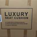GXT Bench Seat Cover, Premium Faux Leather Bench Seat Covers for Trucks - Universal Fit for Most Sedans SUV Pick-up Truck, Durable for Long Lasting Protection(White and Black)